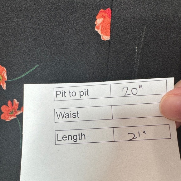 Aritzia Wilfred Lilia Floral Blouse Black - Picture 10 of 10